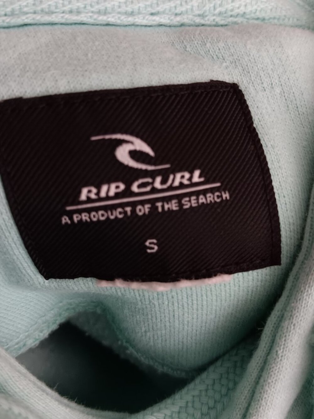 Rip curl x Ron Jon surf shop skelly hoodie mens S aqua skeleton surf graphic